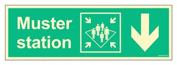 FB134 Muster station down right