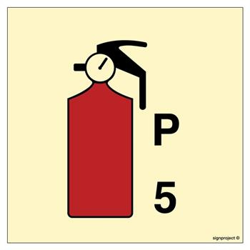 FA090 5kg Powder fire extinguisher