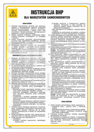 IAE24 Instrukcja BHP dla warsztatów samochodowych