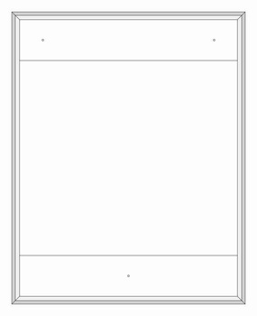 EC002 Ramka do znaku "Godło Polski" (szara)