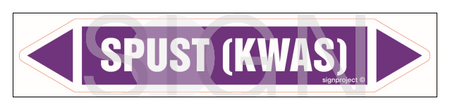 JF431 SPUST (KWAS) - arkusz 5 naklejek
