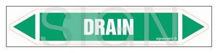 JF129 Drain - sheet of 5 stickers