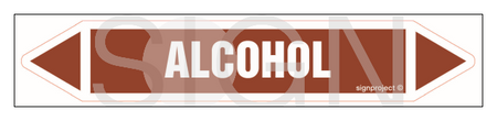 JF013 Alcohol - sheet of 16 stickers