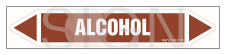 JF013 Alcohol - sheet of 2 stickers