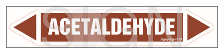 JF001 Acetaldehyde - arkusz 2 naklejek