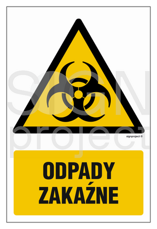 GF074 Infectious waste - pack of 10