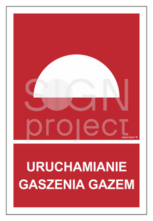 BC062 Uruchamianie gaszenia gazem