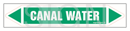 JF058 Canal water - sheet of 5 stickers