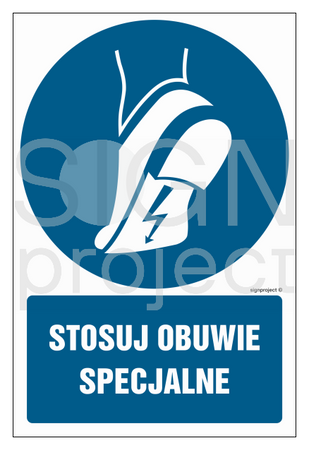 GL017 Use special footwear - pack of 10