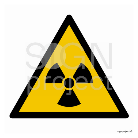 GD003 Radioactive material or ionizing radiation warning