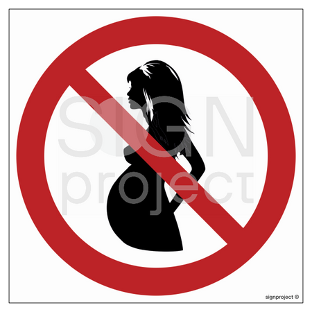 GB059 No entry for pregnant women