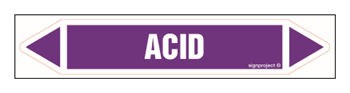 JF009 Acid - sheet of 5 stickers