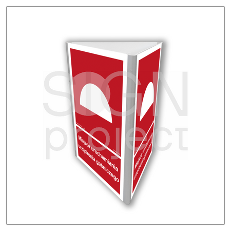 BB803 Extinguishing device activation point (3D wall)