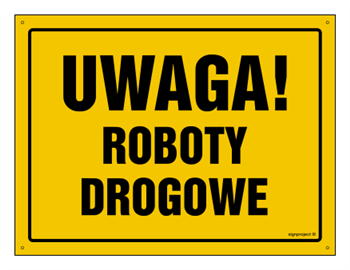 OA064 Uwaga! Roboty drogowe