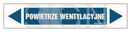 JF347 POWIETRZE WENTYLACYJNE - arkusz 5 naklejek