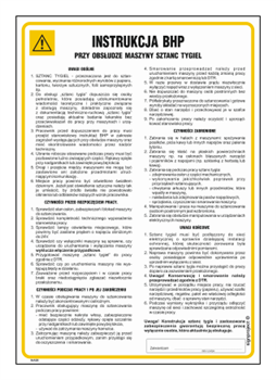 IAA26 Health and safety instructions for the operation of the crucible die-cutting machine