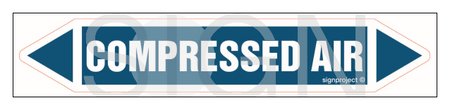JF089 Compressed air - sheet of 5 stickers