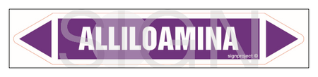 JF019 ALLYLOAMINE - sheet of 5 stickers