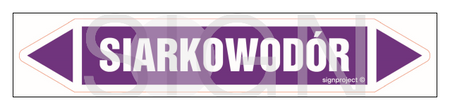 JF413 SIARKOWODÓR - arkusz 2 naklejek