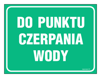 OB014 Do punktu czerpania wody