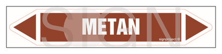 JF265 METHANE - sheet of 5 stickers