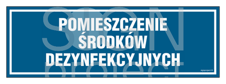 PA379 Pomieszczenie środków dezynfekcyjnych