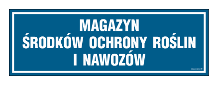 ND013 Magazyn środków ochrony roślin i nawozów