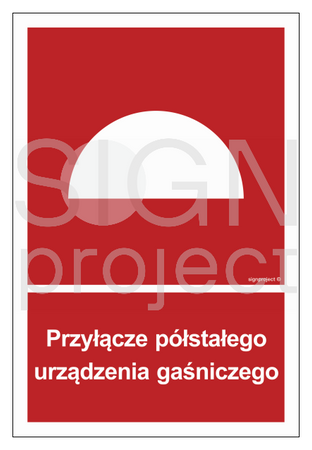 BB004 Przyłącze półstałego urządzenia gaśniczego