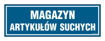 PA338 Magazyn artykułów suchych