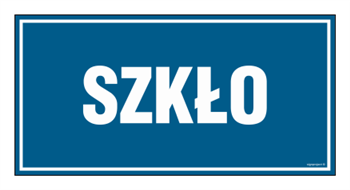 PA561 Szkło - arkusz 6 naklejek