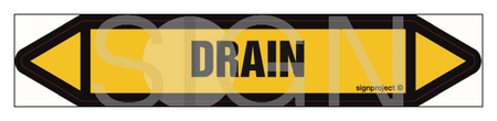 JF130 Drain - sheet of 5 stickers