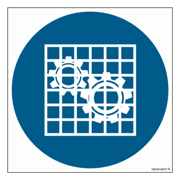 GJ027 Mandatory shielding - sheet of 9 stickers