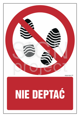 GC033 No Trespassing - pack of 10