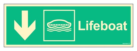 FB149 Lifeboat down left