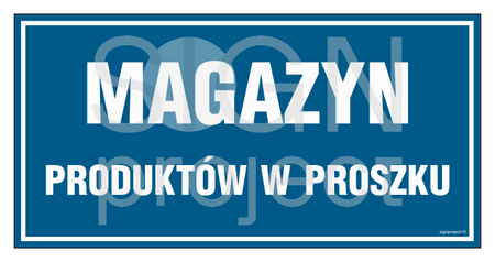PA525 Magazyn produktów w proszku - opakowanie 10 sztuk