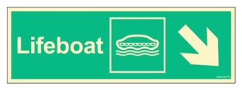 FB143 Lifeboat side down right