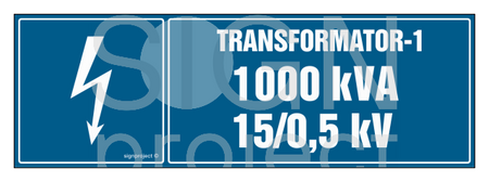 HI003 Transformator-1 1000kVA 15/0.5 kV