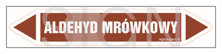 JF014 FORMALDEHYDE - sheet of 5 stickers