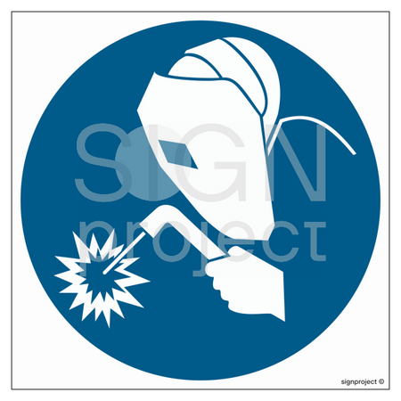 GK007 Mandatory use of protective mask - sheet of 9 stickers