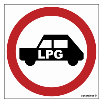 SA047 No entry for gas powered vehicles