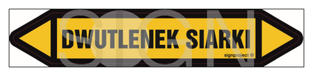 JF137 SULFUR DIOXIDE - sheet of 5 stickers