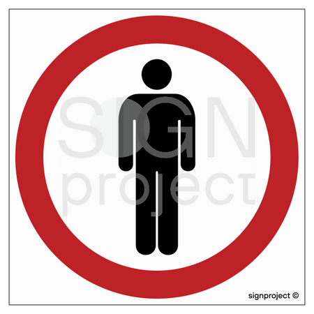 SA034 No pedestrian traffic