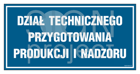 PA511 Dział technicznego przygotowania produkcji i nadzoru - arkusz 6 naklejek
