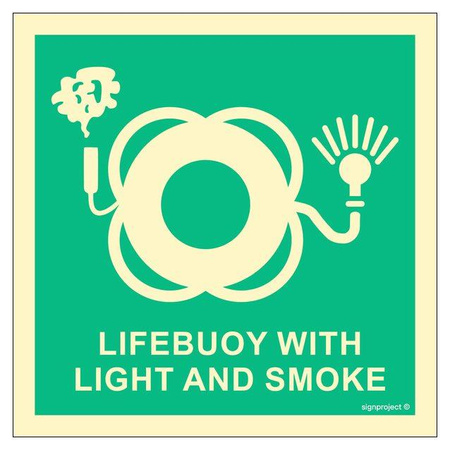 FB020 Lifebuoy with light and smoke