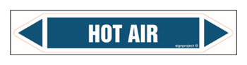 JF209 HOT AIR - sheet of 5 stickers