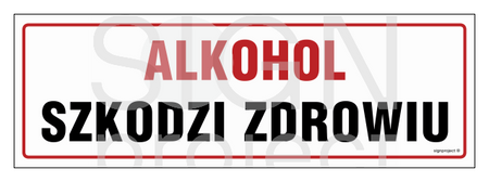 NC043 Alkohol szkodzi zdrowiu