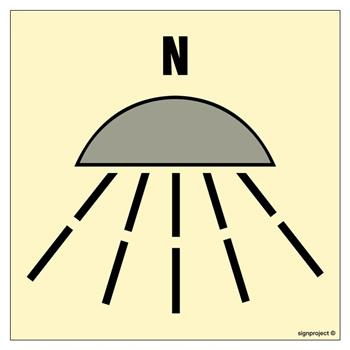 FE108 Space protected by Nitrogen fire