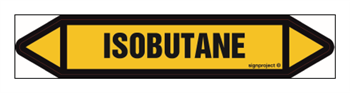 JF233 ISOBUTANE - sheet of 4 stickers