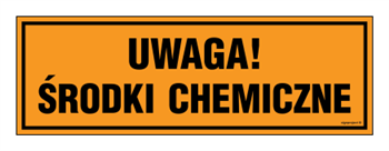 PA552 Uwaga! Środki chemiczne