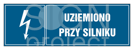 HH050 Uziemiono przy silniku